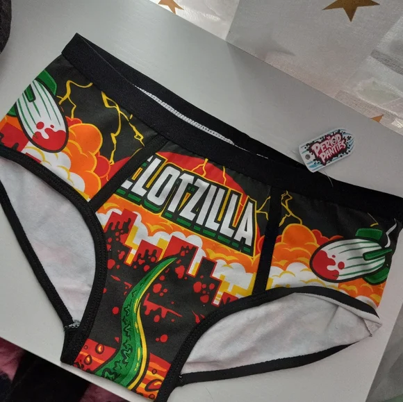 Clotzilla- Godzilla parody meme period Panties! Nwt! So comfy! - Picture 2 of 3